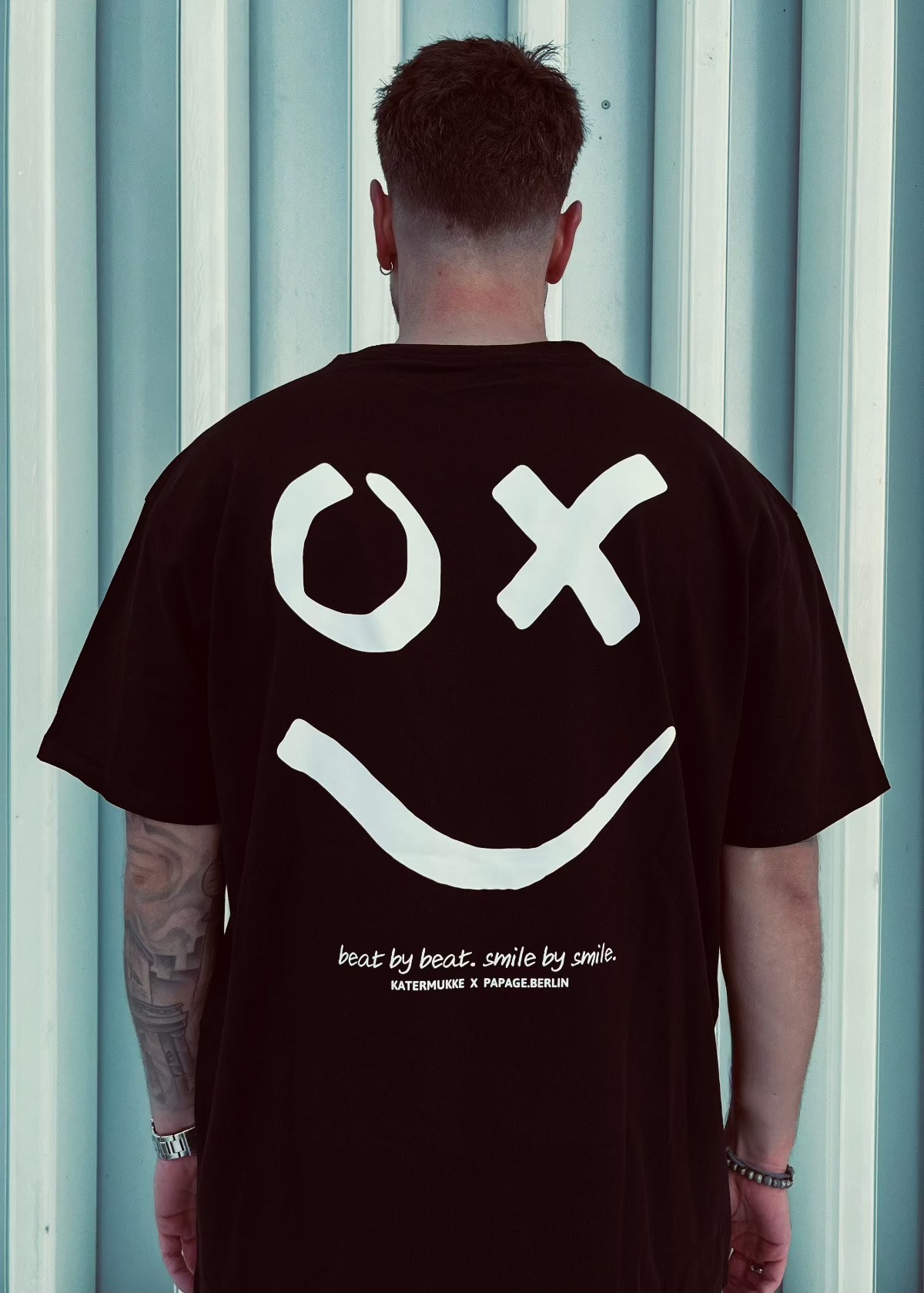 PAPAGE x KATERMUKKE SMILE Heavy Oversized T-Shirt
